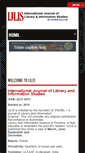 Mobile Screenshot of ijlis.org